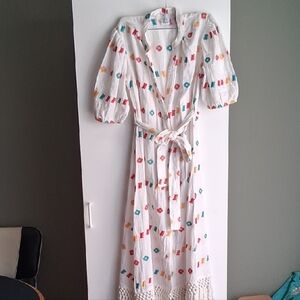 Colorful Patterned Women's Dress